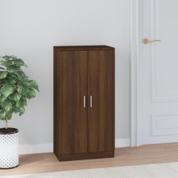 Armoire à chaussures Chêne marron 55x35x108cm Bois d'ingénierie 