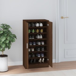 Armoire à chaussures Chêne marron 55x35x108cm Bois d'ingénierie 