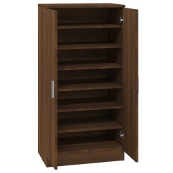 Armoire à chaussures Chêne marron 55x35x108cm Bois d'ingénierie 