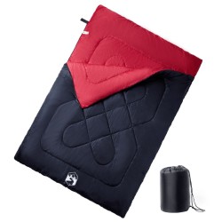 Sac de couchage double et oreillers adultes camping 3-4 saisons 