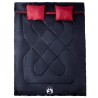 Sac de couchage double et oreillers adultes camping 3-4 saisons 