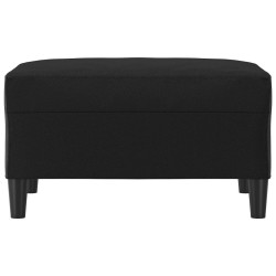 Repose-pied Noir 70x55x41 cm Similicuir 
