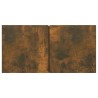 Ensemble de meubles TV 4 pcs Chêne fumé Bois d'ingénierie 