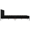 Cadre de lit sans matelas noir 120x190 cm 