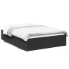 Cadre de lit sans matelas noir 135x190 cm 