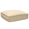 Ensemble de coussins de palette 2 pièces en tissu Oxford beige 