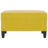 Repose-pied Jaune 70x55x41 cm Velours 