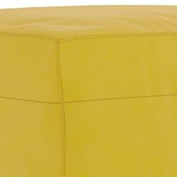 Repose-pied Jaune 70x55x41 cm Velours 