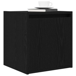 Tables de chevet murales 2 pcs noir 38x34x40 cm 