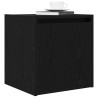 Tables de chevet murales 2 pcs noir 38x34x40 cm 