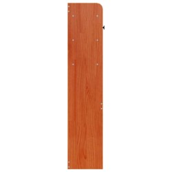 Tête de lit avec rangement cire marron 180cm bois massif de pin 