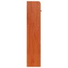 Tête de lit avec rangement cire marron 180cm bois massif de pin 