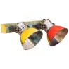 Applique murale industrielle Multicolore 45x25 cm E27 