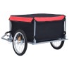 Remorque de vélo noir et rouge 65 kg 