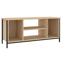 Meuble TV chêne sonoma 102x35x45 cm bois d'ingénierie 