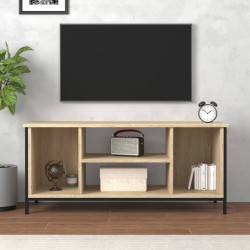 Meuble TV chêne sonoma 102x35x45 cm bois d'ingénierie 