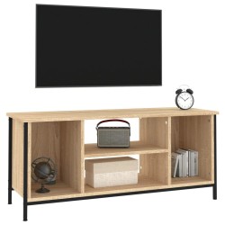 Meuble TV chêne sonoma 102x35x45 cm bois d'ingénierie 