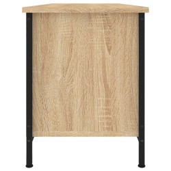 Meuble TV chêne sonoma 102x35x45 cm bois d'ingénierie 