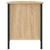 Meuble TV chêne sonoma 102x35x45 cm bois d'ingénierie 