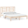 Cadre de lit sans matelas 150x200 cm bois de pin massif 