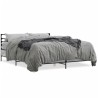 Cadre de lit sans matelas sonoma gris 150x200 cm 