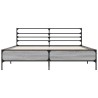 Cadre de lit sans matelas sonoma gris 150x200 cm 