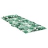 Coussins de chaise à dossier haut lot de 4 modèle de feuille 
