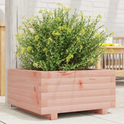 Jardinière 50x50x26,5 cm bois massif de douglas 