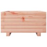 Jardinière 50x50x26,5 cm bois massif de douglas 