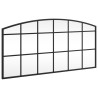 Miroir mural noir 80x40 cm arche fer 
