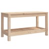 Banc de jardin 82,5x35x45 cm bois massif de pin 