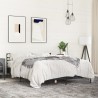 Cadre de lit sans matelas noir 150x200 cm 