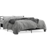 Cadre de lit sans matelas noir 150x200 cm 