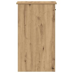 Support de tour d'ordinateur tiroir chêne artisanal 35x45x77 cm 