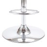 Tabouret de bar Contreplaqué et tissu gris 