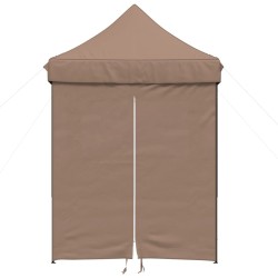 Tente de réception pliable escamotable avec 4 parois latérales 