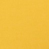 Chaise de relaxation avec repose-pied Jaune moutarde Tissu 