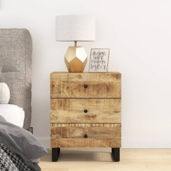 Table de chevet 50x33x62 cm Bois de manguier et d'ingénierie 
