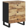 Table de chevet 50x33x62 cm Bois de manguier et d'ingénierie 