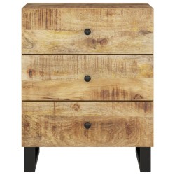 Table de chevet 50x33x62 cm Bois de manguier et d'ingénierie 