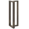 Pieds de table de bar en T, 2 pièces, noir, 40 x 35 x (110-111) cm, acier 