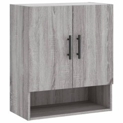 Armoire murale sonoma gris 60x31x70 cm bois d'ingénierie 