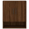 Armoire murale chêne marron 60x31x70 cm bois d'ingénierie 