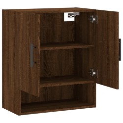 Armoire murale chêne marron 60x31x70 cm bois d'ingénierie 