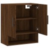 Armoire murale chêne marron 60x31x70 cm bois d'ingénierie 