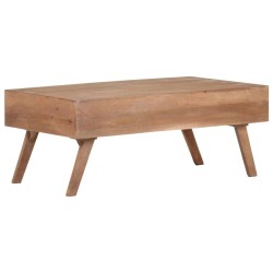 Table basse 100x60x40 cm Bois de manguier massif 
