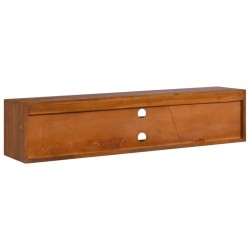 Meuble TV mural 135x30x30 cm Bois de teck massif 