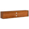 Meuble TV mural 135x30x30 cm Bois de teck massif 