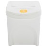 Poubelles à ordures empilables 4 pcs Blanc 100 L Polypropylène 