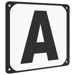 Lettres d'arène de dressage 12 pcs acier 